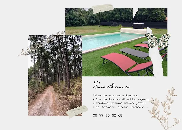 Maison De Avec Piscine * Soustons